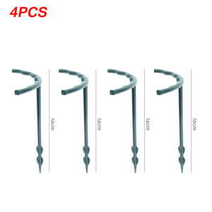 2/4Pcs Plastic Plant Support Pile Frame Greenhouse Arrangement Semicircle Fixed Rod Indoor Flower Plant Vine Climbing Bracket