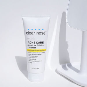 clear nose Acne Care Solution Cleanser 150ml | Deep‑Pore Cleansing Excess‑Oil Removal Blemish‑Prone Calming Dull‑Skin Brightening Fragrance‑Free Gentle Face Wash For Oily Acne‑Prone Skin