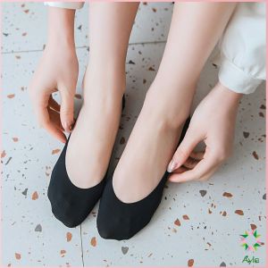 Ayla ถุงเท้า กันลื่น ระบายอากาศได้ดี สีแคนดี้  สําหรับสุภาพสตรี  Boat socks