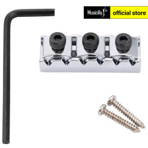 Musiclily Pro 42mm Steel Guitar R2 Locking Nut String Lock for Floyd Rose Tremolo Bridge Electric Guitar