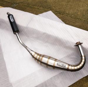 Knalpot RX King YKJ Kolong PDK SERPICO Stainless Silencer Doft Choating Super Garing Istimewa Atas Bawah Bertenaga Original YKJ Racing