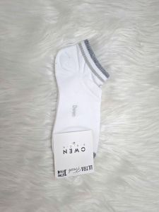 Tất Cổ Ngắn Nam OWEN Chính Hãng Viền Sọc Thể Thao Vớ Nam Thấp Cổ Công Nghệ Kháng Khuẩn Ultra Fresh