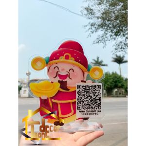 Mã QR CODE để bàn bằng mica bền đẹp chất lượng cao cấp (thời gian in siêu tốc)Mã QR CODE để bàn dễ thương