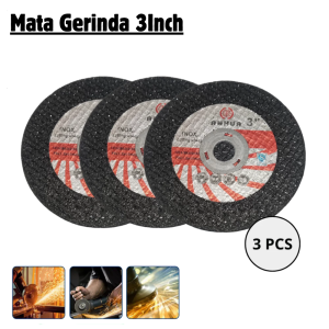 Mata Gerinda Potong Besi 3 inch Pemotong Besi 3pcs Disk Roda Gerinda