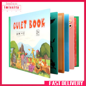 Imixcity DIY Busy Book For Toddlers Quiet Book For Kids Cute Cartoon Preschool Learning Activities Education Toys Gifts For Boys Girls