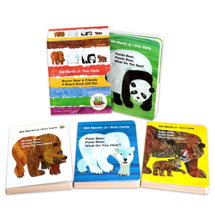 Brown Bear & Friends 4 board book gift set 1 Lazada.co.th