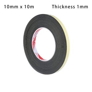 VERMILL 1pcs Kitchen Home Improvement Window Door Weather Stripping Sound insulation Rubber Strip Tape Seal Strip Single Sided Adhesive Foam Sponge