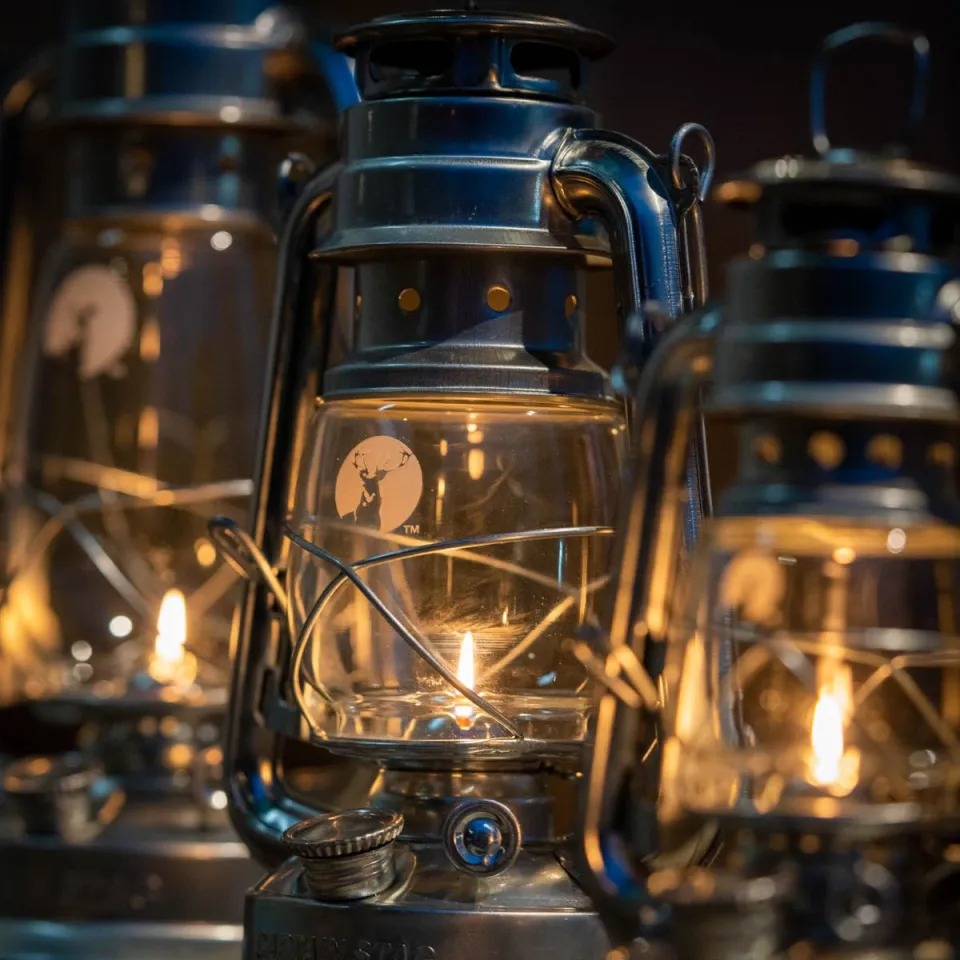 CAPTAIN STAG Oil Lantern Portable Lightweight Retro Aesthetic 3