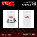 TRC Racing 2 POT Radial Brake Caliper Bracket CNC for Honda Click v1 v2 v3 125 / 150 8030. 