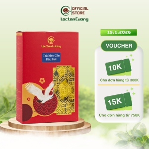Trà Thái Nguyên Móc Câu Đặc Biệt - Lộc Tân Cương - Trà Tân Cương Thái Nguyên - Hộp 25 Tép x 10g