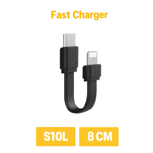Orsen by Eloop รุ่น S10C S10L Charging Cable Type-C  3A / L Cable 2.4A สายชาร์จแบบพกพา