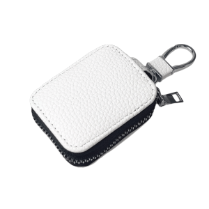 UTOPUS Da Túi đựng tai nghe với móc khóa Kết cấu vải lychee Túi có khóa Phổ quát Nhẹ Cho AirPods Pro 3/Pro2/AirPods 4