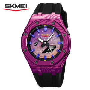 SKMEI Daylight Saving Time Digital Watch Sports Quartz Watch For Men Women Waterproof Electronic Wristwatch 5 Alarm 2471