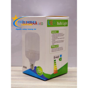 Bóng đèn led trụ sài bình 12V-24V đui E27 30W/40W ánh sáng trắng nhựa PC chịu nhiệt tuổi thọ bóng bền dùng lâu