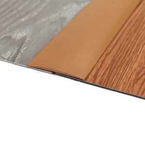 MUSASI Self Adhesive Floor Transition Strip Carpet To Tile Wear-resistant Edging Trim Strip Practical Wood Grain Floor Joining Strip for Doorway