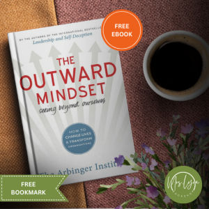 The Outward Mindset by The Arbinger Institute (paperback) w/ Free Ebook and Bookmark