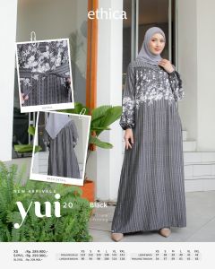 GAMIS BY ETHICA YUI 20 TERBARU 2025 DRESS KEKINIAN DAILY CASUAL KULIAH PREMIUM TERMURAH