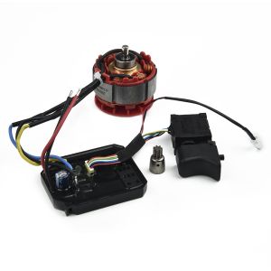 FUXING Control Board + Switch + Motor Rotor Assembly For 2106/161/169 Brushless Electric Impact Wrench