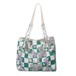 BAO141Tas Selempang Bahu Tote Bag Aesthetic Wanita Resleting Import Fashion Korea Terbaru - Shoulder Bag Wanita Kekinian