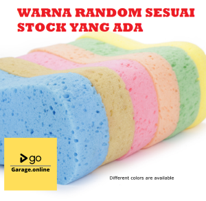 SPONGE / SPONS BUSA CUCI MOBIL MOTOR UKURAN JUMBO BESAR TRUK KAMAR MANDI KACA PIRING BUSA FOAM WASH WARNA RANDOM