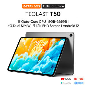 Teclast T50 Tablet PC 11-inch 8-Core 8GB RAM 256GB ROM 4G Dual SIM Wi-Fi 2K FUll HD Screen 7500mAh Android 12 Type-C Tablets