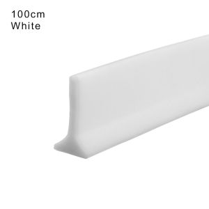 NOWNICE Bathroom Accessories Shower Dam Barrier Flood Barrier Silicone Dry and Wet Separation Water Stopper Door Bottom Sealing Strip Water Retaining Strip Self-Adhesive