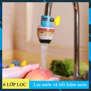 (HỎA TỐC) - Đầu Vòi Lọc Nước 6 Tầng Thế Hệ Mới Lọc Cặn Bẩn Vỉ Khuẩn Sử Dụng Dễ Dàng