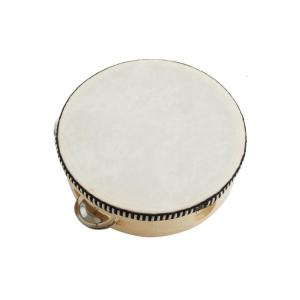Tambourine Hand Held Drum Single Row Jingles Tambourines with Metal Bells Drum Hand Percussion for Adults Church Party