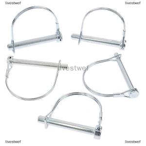[COD] livestwef Heavy Duty Marine Trailer Coupler Safety Pin D Ring Round Arch Locking Lock Pin