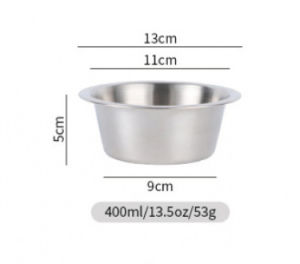 Stainless SteelBowl Hanging Water Bowl Large Capacity Dog Cat Feeder