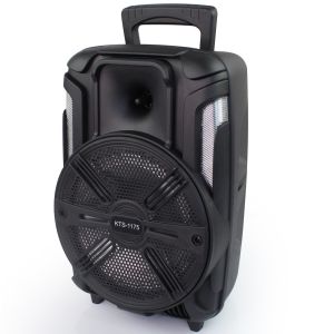 ลำโพงบลูทูธ ดอก8นิ้ว KTS-1175 ปรับเบสได้ มีAUX แถมไมโครโฟน รีโมทและสายชาร์จ