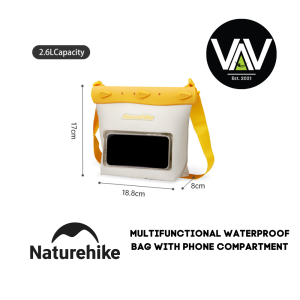 NATUREHIKE Multifunctional Waterproof Bag with Phone Compartment