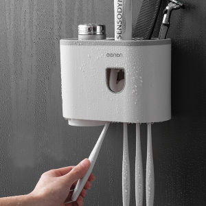 ที่แขวนแปรงสีฟัน ยาสีฟัน 2-4ช่อง ติดตั้งง่าย ไม่ต้องเจาะผนัง ที่แขวน ที่แขวนติดผนัง ที่แขวนแปรงสีฟัน ที่วางแปรงสีฟัน