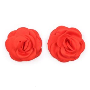 3D Rose Flower Nipple Cover Pasties Lingerie Raves Club Party Sticky Bras Chest Stickers Intimates Accessories for Women