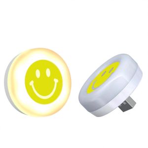 USB Night Light Smiling Face Save Electricity Bedroom Flexible Led Lamp For Baby Breast-Feeding