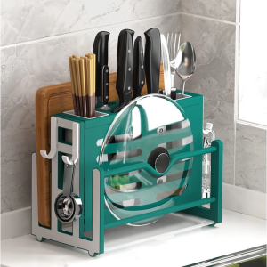 Knife Holder Kitchen Multifunctional Storage Rack Tool Knife Block Kitchen Organizer
