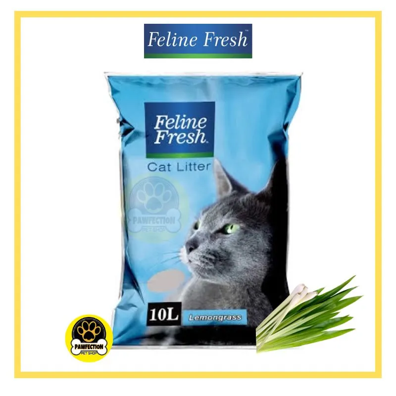 Feline Fresh Cat Litter Sand Lemongrass Scent 10L or 8kg Lazada PH