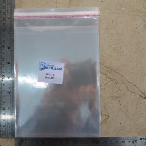 14x18 cm Plastik Opp 18 micron ( Tipis ) isi 100 lembar
