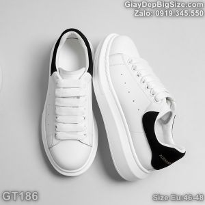 Giày sneaker da thật giày thể thao big size cỡ lớn (EU:46-48) cho nam chân to. Large size mens sport shoes sneaker shoes 45 46 47 48 for big feet - SK186