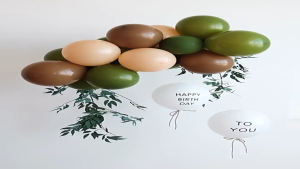 Bóng Bay Pastel Trang Trí Sinh Nhật – Màu Dễ Thương Tông Nhẹ Sang Trọng