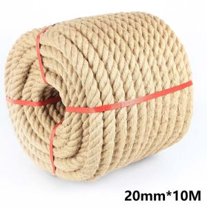10/20mm Jute Rope/Battle rope/Horticultural Rope/Craft Rope/Natural Jute Rope/Swing Rope/Tug