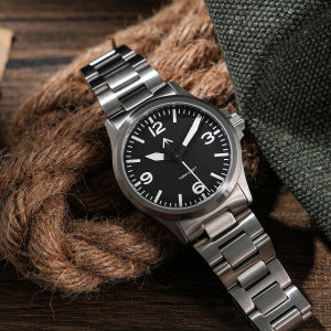 MILITADO ML18 36mm Watch VH31 Sweep second Quartz Movement 316L Steel Sapphire BGW9 Lume 100M Waterproof Mens Wristwatch