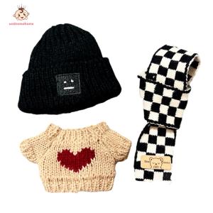 Welcomehome 17CM Kawaii Doll Clothes Plush Doll Changing Clothes Dolll Clothes Suit Cartoon Cute Clothes Dolls Accessories