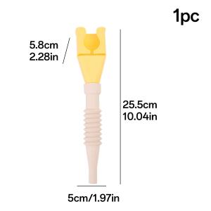 Nhựa tiếp nhiên liệu Phễu gấp tiện lợi dùng cho thực phẩm Silicone Ống kính thiên văn miệng rộng linh hoạt Snap-in nhà bếp Accesory Phễu