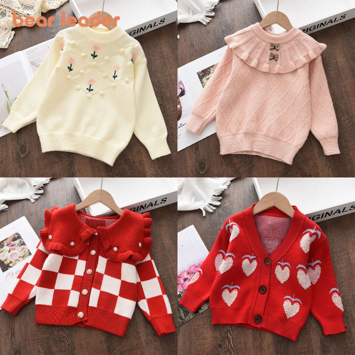 Bear Leader Girl s Sweater Autumn And Winter New Korean Version