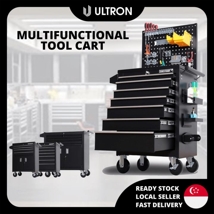SG🚚 | Tool Cart Multifunctional Mobile Maintenance Cart Drawer Combination Toolbox Tattoo Auto Repair Cabinet Workbench