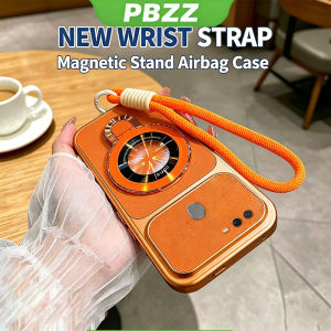 Case for oppo a5s a12 A7 a3s a1k a12e F9 PRO a12s phone casing Softcase Silicone shockproof Cover new design aesthetic cute orange lanyard with Magnetic holder for girls KNDZJ1