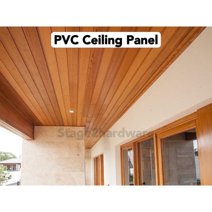 6Ft PVC Ceiling Wall Panel Home Ceiling/Wall Waterproof 20cm x 8mm (Ready Stock) / Plastic