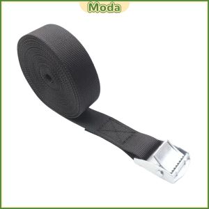 Moda 1/2/3 Mters*2.5cm Black Tie Down Strap Strong Ratchet Belt Luggage Bag Cargo Lashing