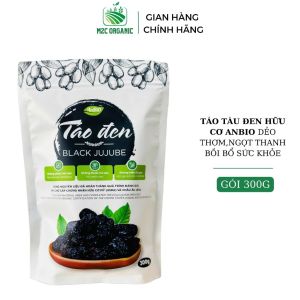 Táo tàu đen hữu cơ Anbio 300g vị ngọt tính bình nhiều công dụng bồi bổ sức khỏe